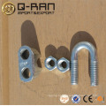 Corda de fio maleável Clip/galvanizado maleável cabo Clip